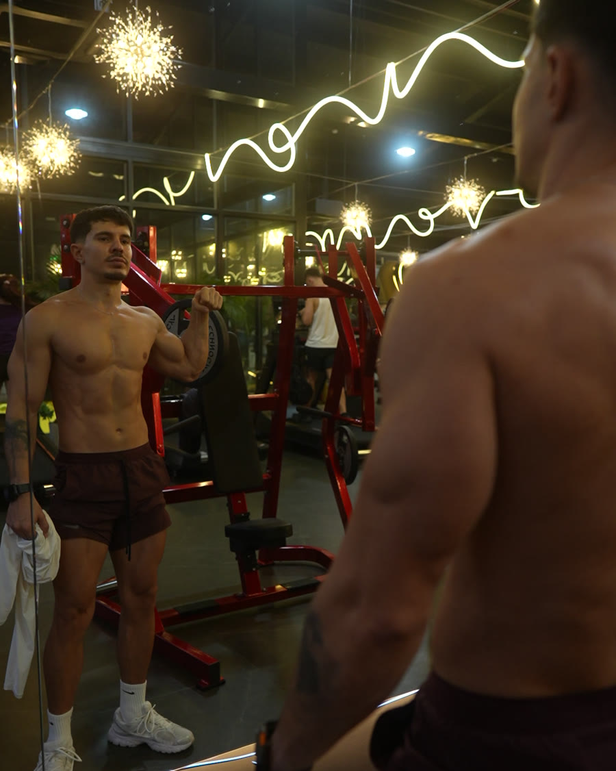 Ramiz in the gym